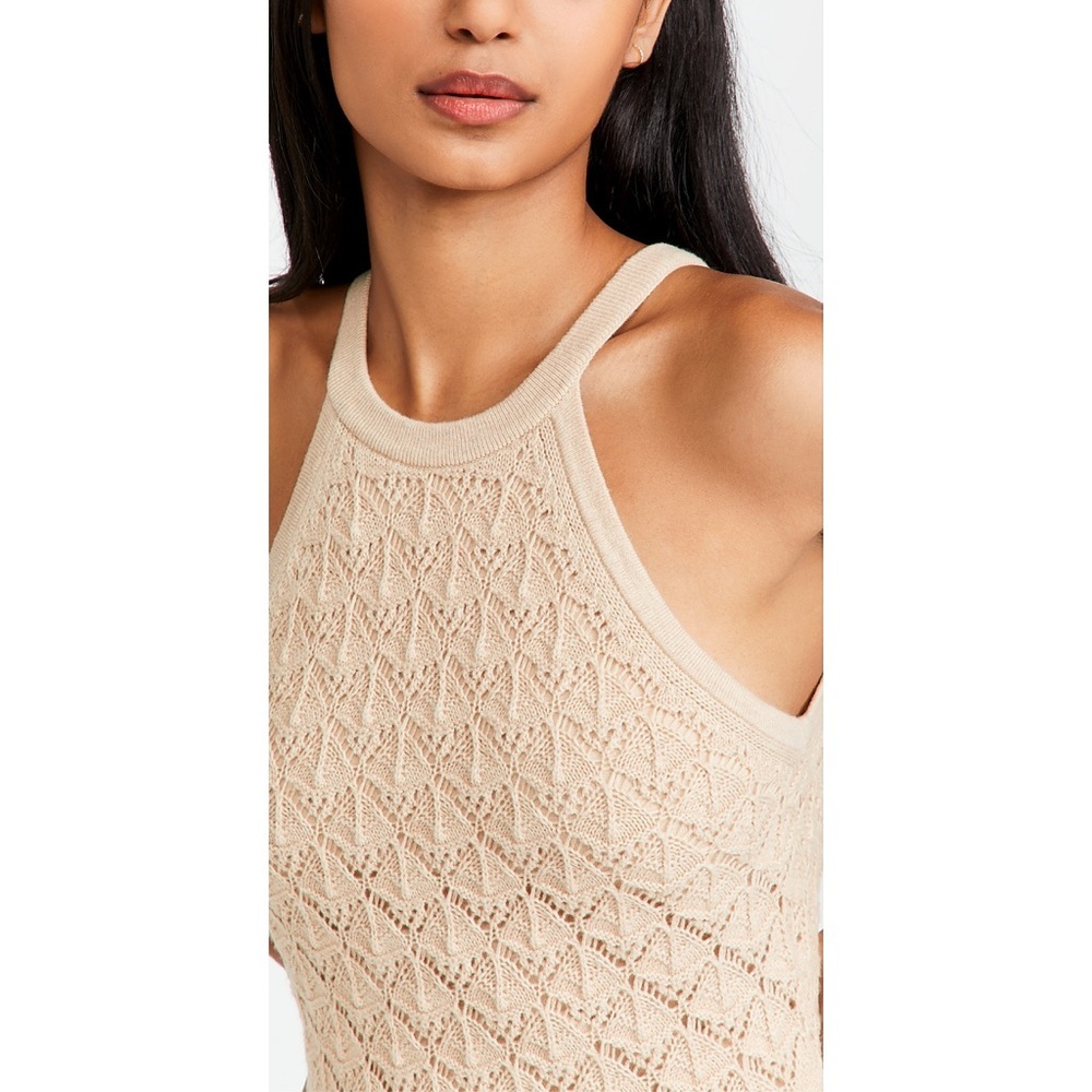 Alice + Olivia Lulu Wool Blend Halter Knitted Midi Dress - Picture 8 of 16